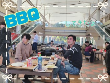 水族館でBBQ